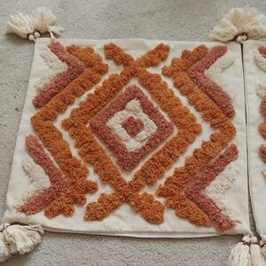 Bohemian Geometric Throw Pillow Cover Set Of 2